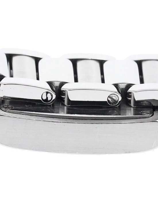CARTIER Tank Anglaze SM W5310036 PG2 tone Silver Dial Quartz Ladies Watch_943415 main image 7